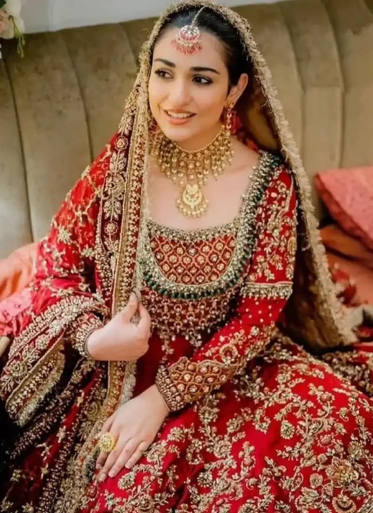 Red Nikkah Bridal Maxi