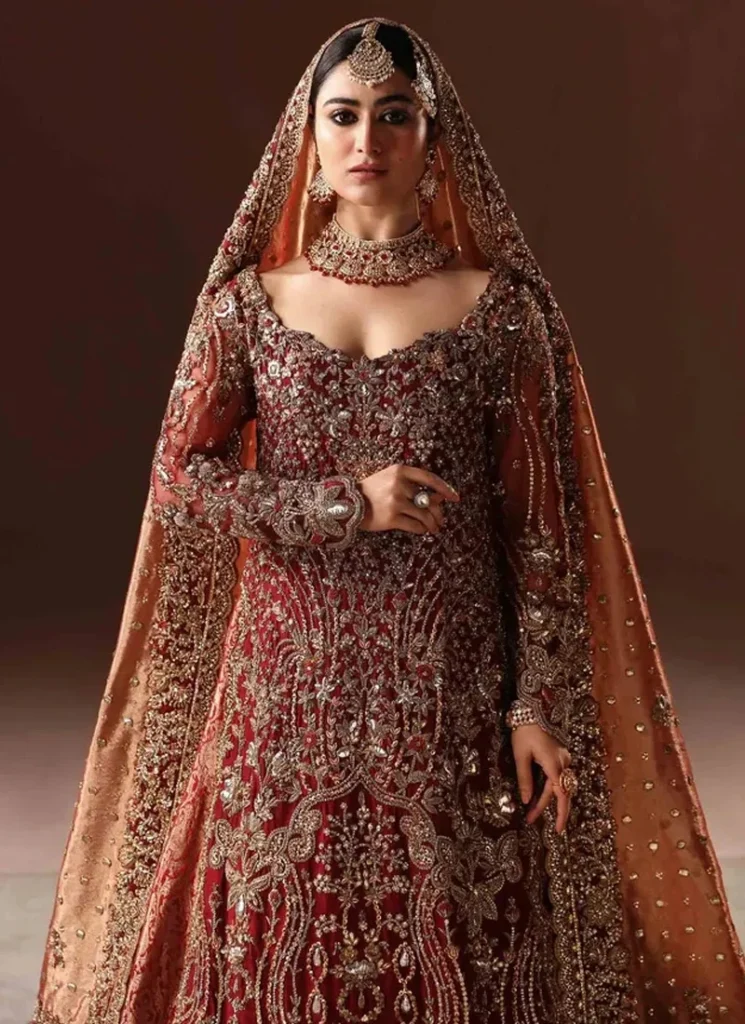 Red Farshi Lehenga